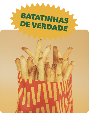 Batatas fritas de verdade - Jota Hamburgers