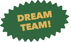 Etiqueta Dream Team - Jota Hamburgers